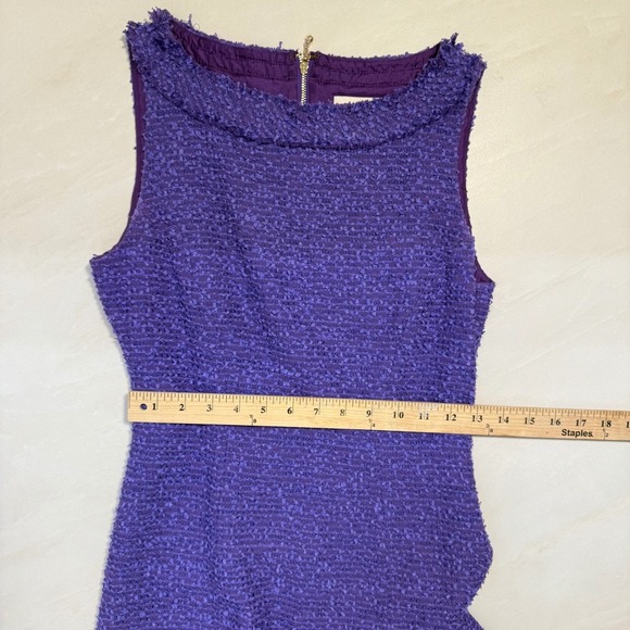 Kate Spade New York Purple Sleeveless Sheath Dress Size 4 - Picture 5 of 16